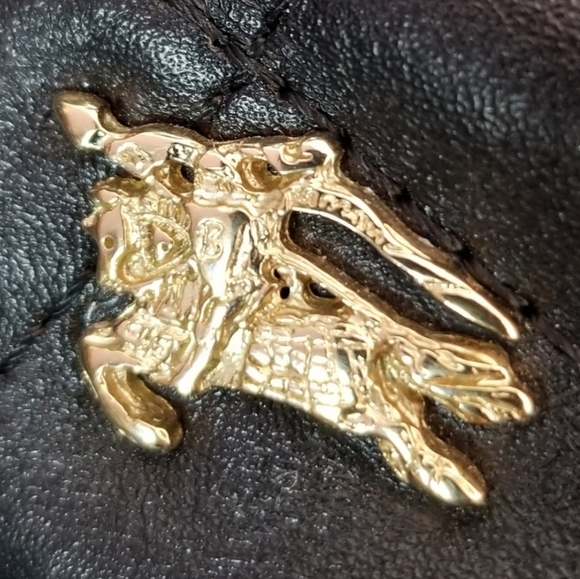 Burberry Beaton Black Quilted Leather Handbag Large - Picture 15 of 16